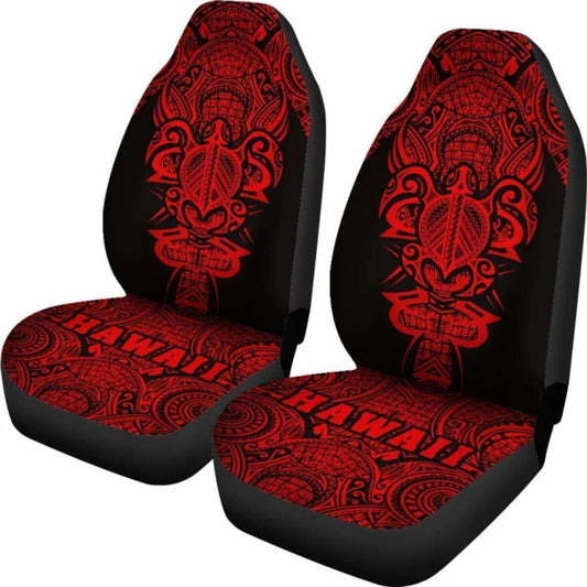 Hawaii Turtle Polynesian Car Seat Cover - Red - Armor Style - New 091114 - YourCarButBetter