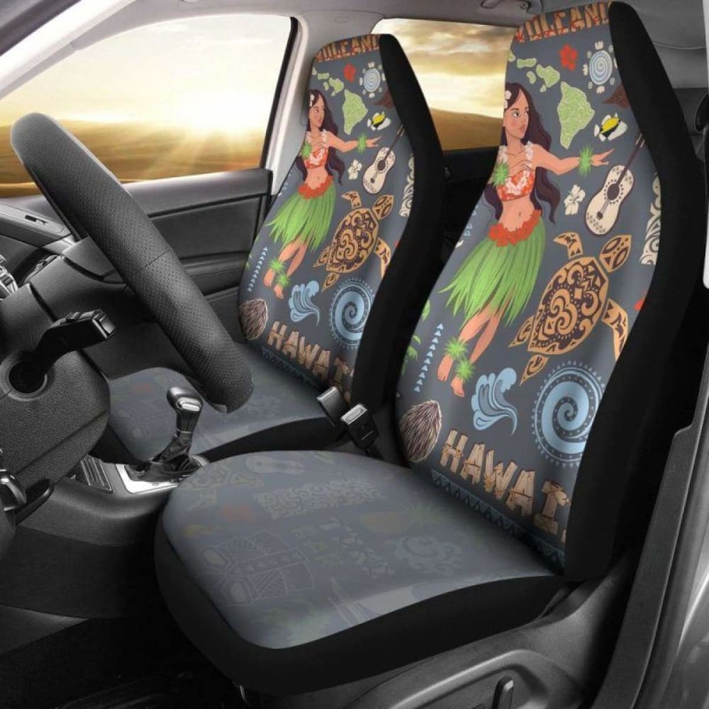 Hawaii Volcano Symbol Car Seat Covers Amazing 105905 - YourCarButBetter