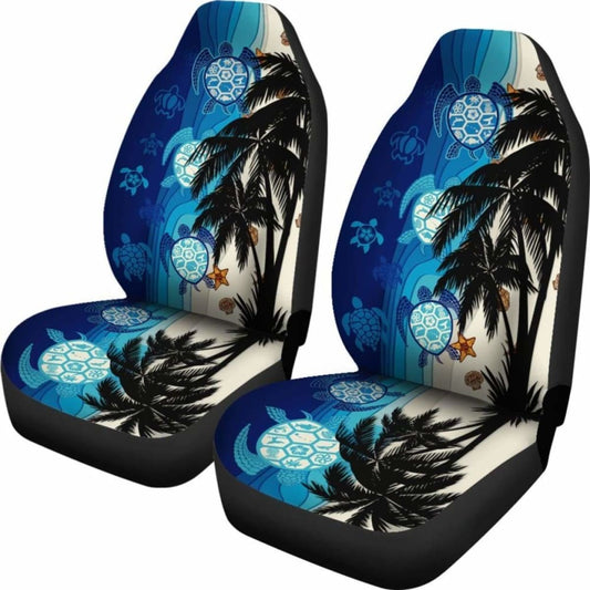 Hawaiian Sea Turtle Symbol Palm Car Seat Cover - New 091114 - YourCarButBetter