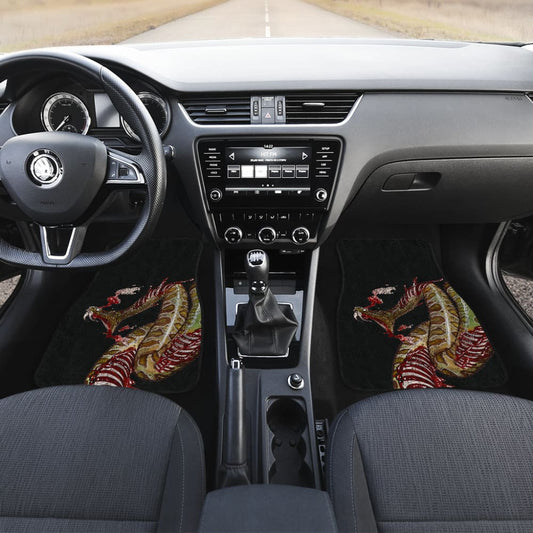 Horror Deadly Zombie Snake Car Floor Mats 211301 - YourCarButBetter