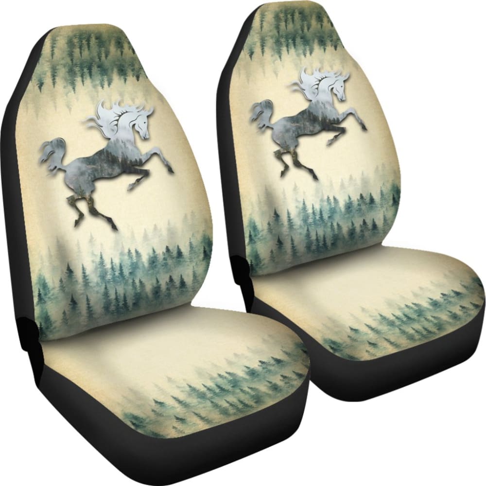 Horse Forest Spirit Car Seat Covers 211103