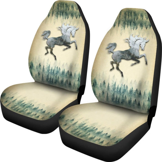 Horse Forest Spirit Car Seat Covers 211103