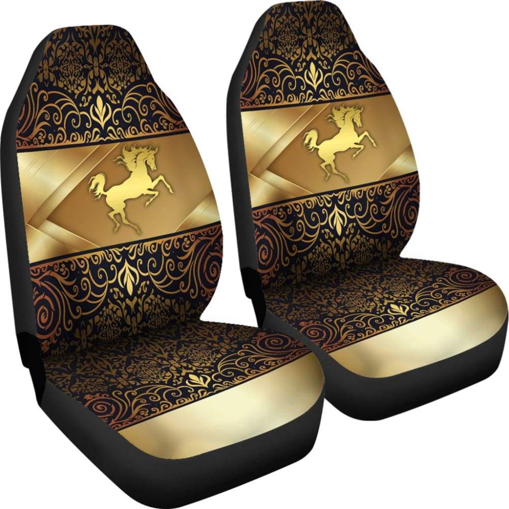 Horse Pearl Luxury Flower Car Seat Covers 2 210503