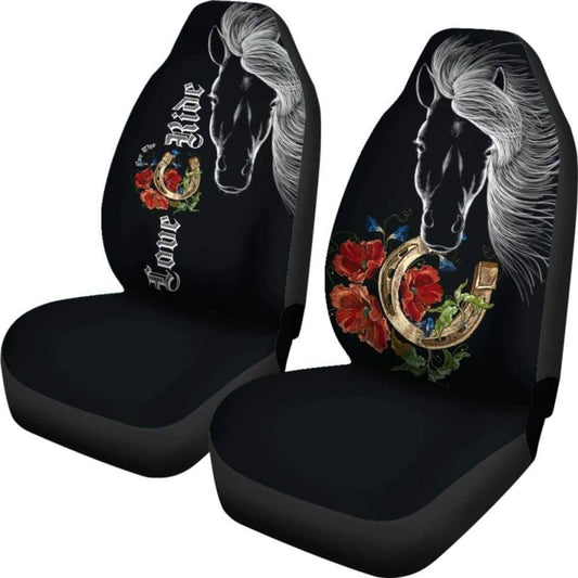 Horses Car Seat Covers - Love For The Ride Style - 231007