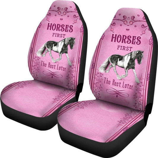 Horses First Car Seat Cover 184610 - YourCarButBetter