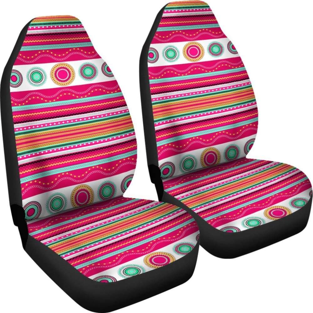 Hot Pink Aztec Design Car Seat Covers 174510 - YourCarButBetter