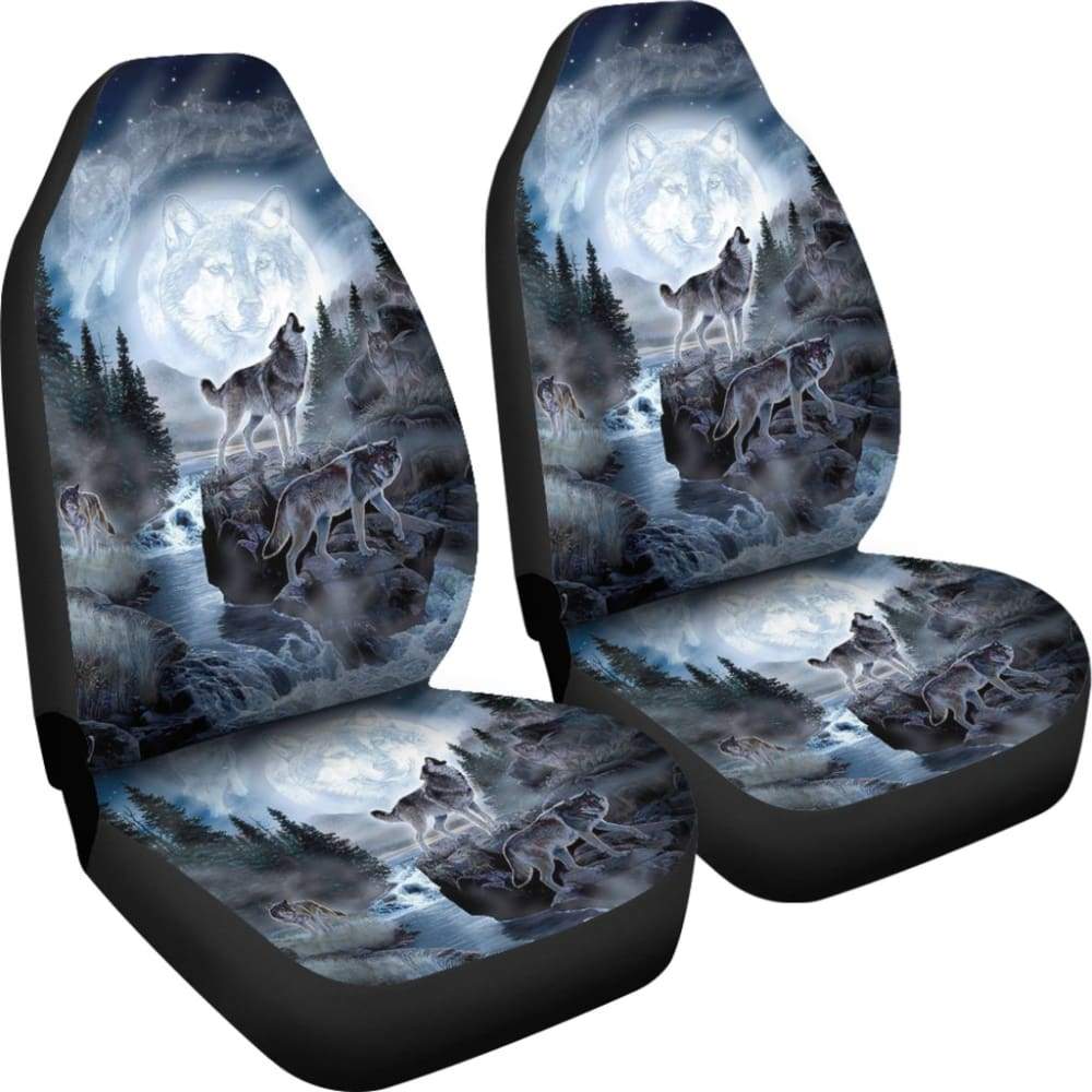 Howling Wolf Car Seat Covers Best Automobile 212202