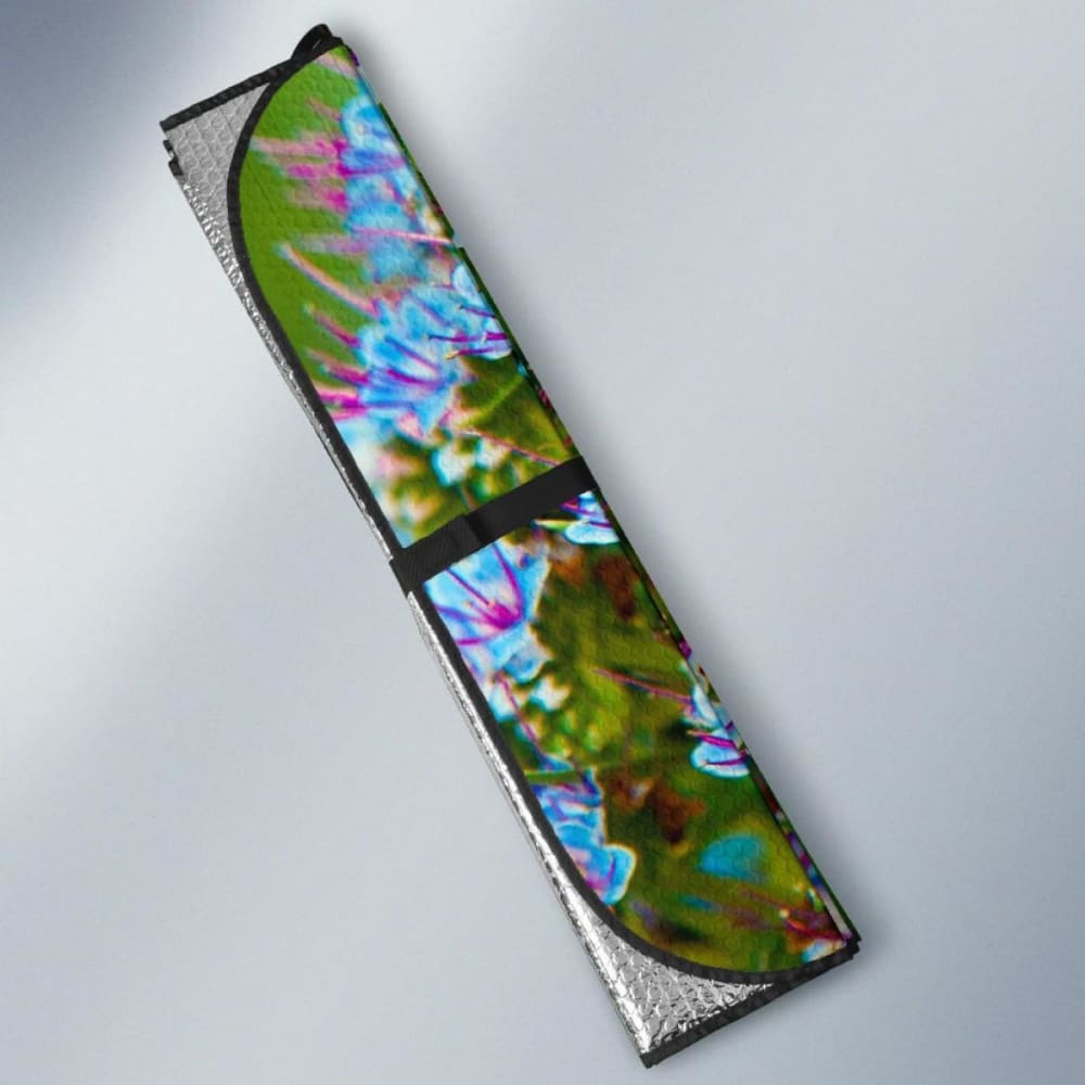 Hummingbird Flower Car Sun Shade 460402 - YourCarButBetter
