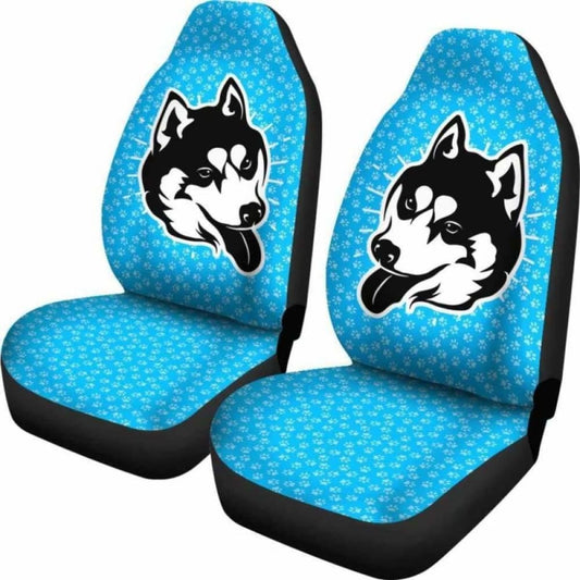 Husky Dog Paw Car Seat Covers Awesome 161012