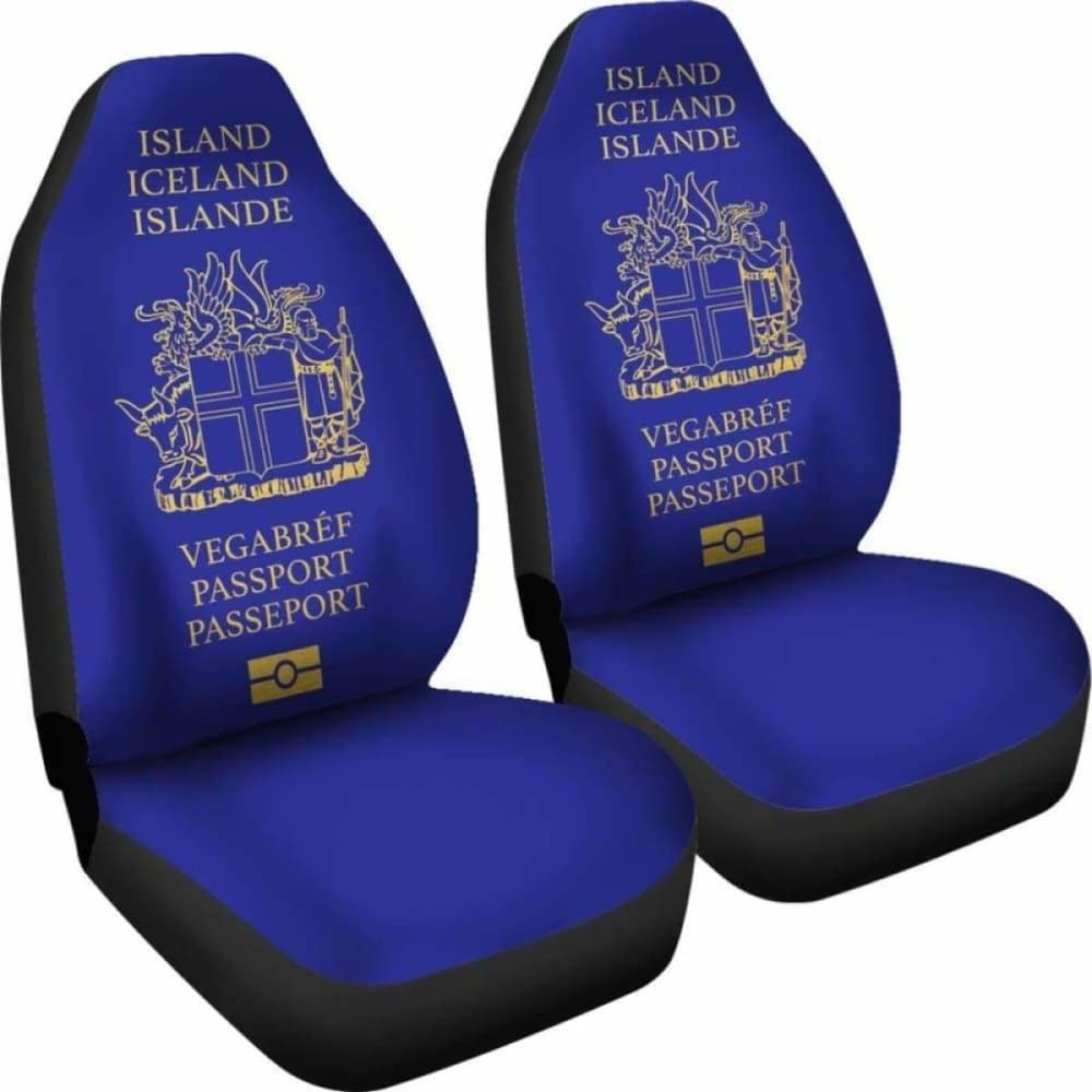 Iceland Viking Coat Of Arms Car Seat Covers 105905 - YourCarButBetter
