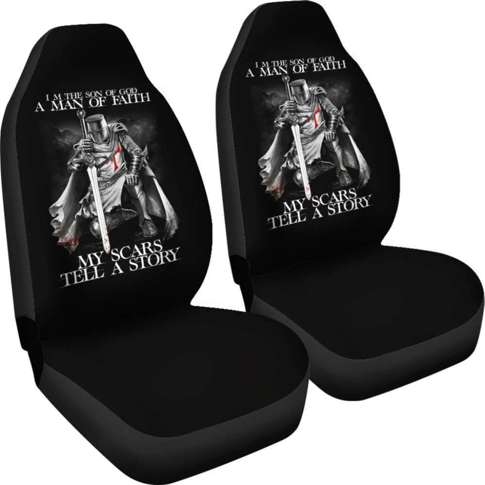 I’m The Son Of God A Man Of Faith Car Seat Covers 212203 - YourCarButBetter