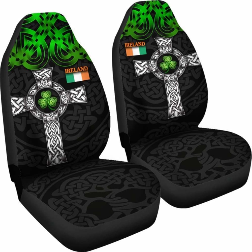 Ireland Car Seat Covers - Celtic Cross Style - 160905