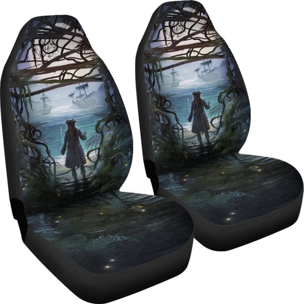 Jack Sparrow Art Pirates Of The Caribbean Car Seat Covers 210101 - YourCarButBetter