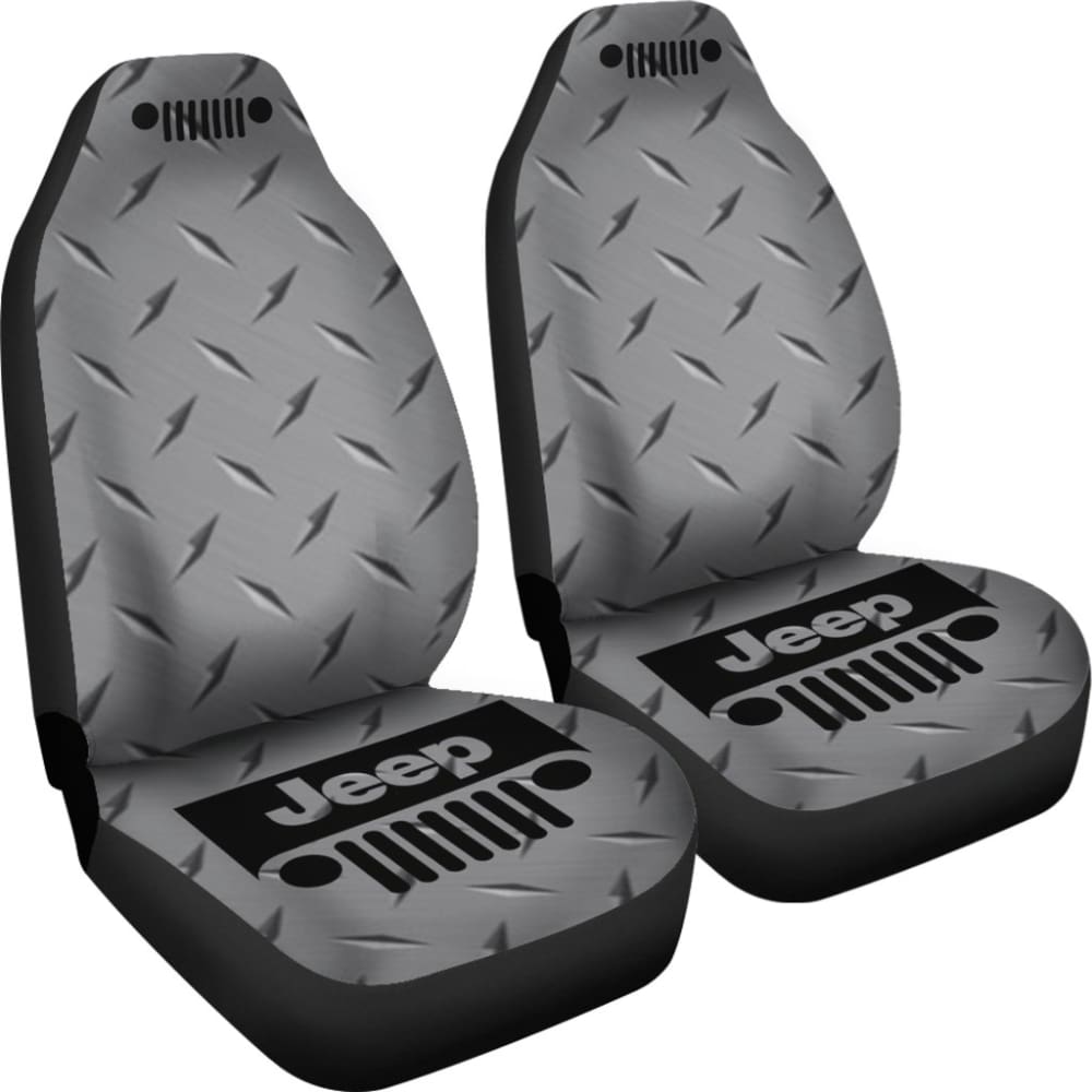 Jeep Grill- Seat Cover Silvermetal 101819 - YourCarButBetter