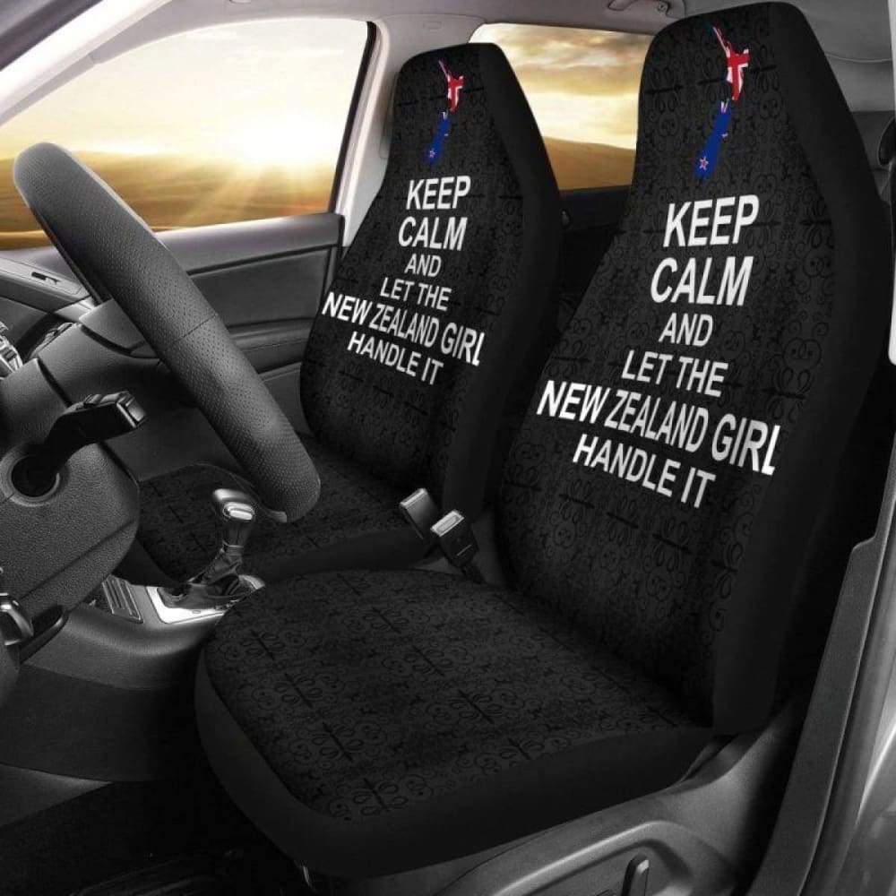 Keep Calm And Let The New Zealand Girl Handle It Car Seat Covers 7 163730 - YourCarButBetter