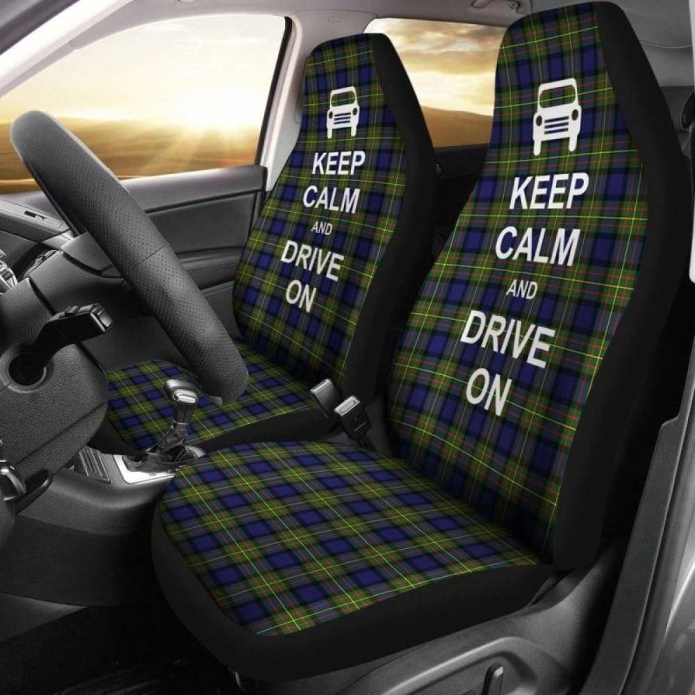 Keep Calm Maclaren Modern Tartan Car Seat Cover 163730 - YourCarButBetter