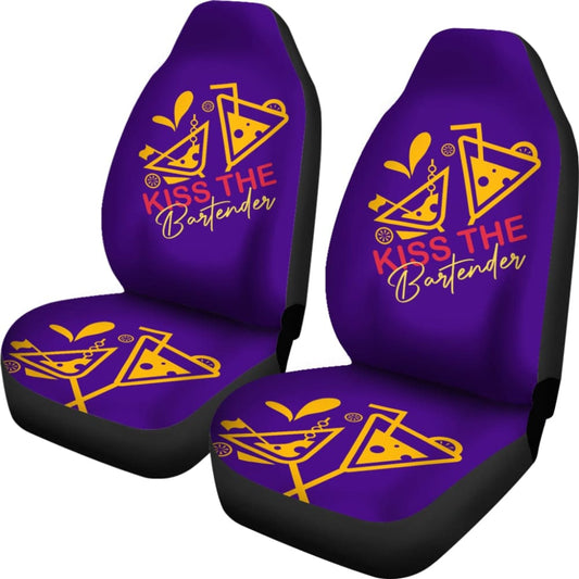 Kiss The Bartender Custom Car Decoration Car Seat Covers 211601 - YourCarButBetter