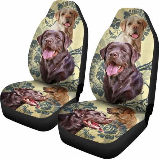 Labrador Retriever - Car Seat Covers 094201 - YourCarButBetter