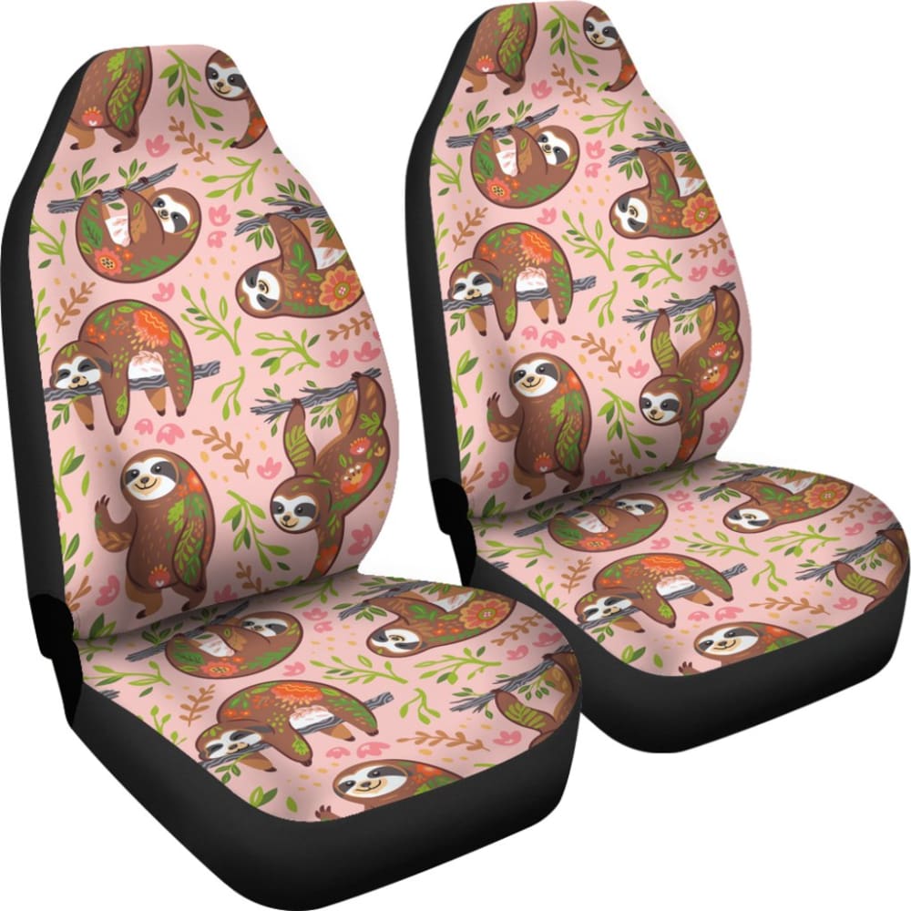 Let That Shit Go Sloth Funny Car Seat Covers 211001 - YourCarButBetter