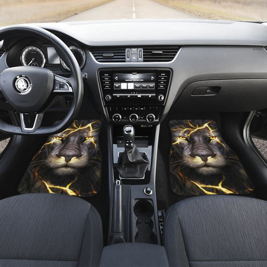Lightning Bolt Lion Car Floor Mats 211303