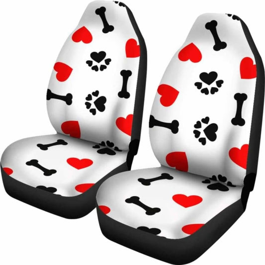 Love Paws Seat Covers Large Print 161012