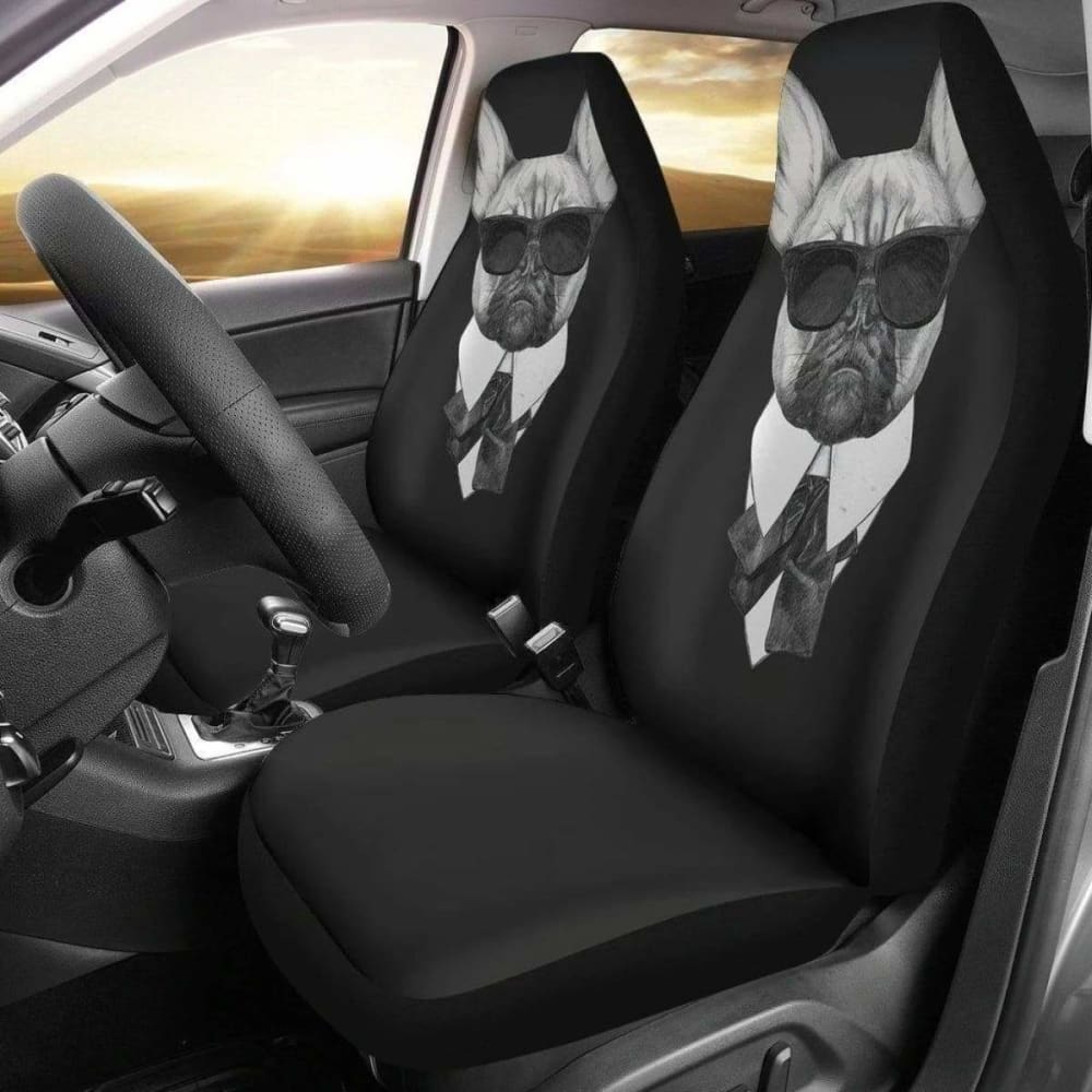 Mafia French Bulldog Car Seat Covers 194110