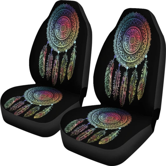 Mandala Dreamcatcher Native American Design Car Seat Covers 093223 - YourCarButBetter