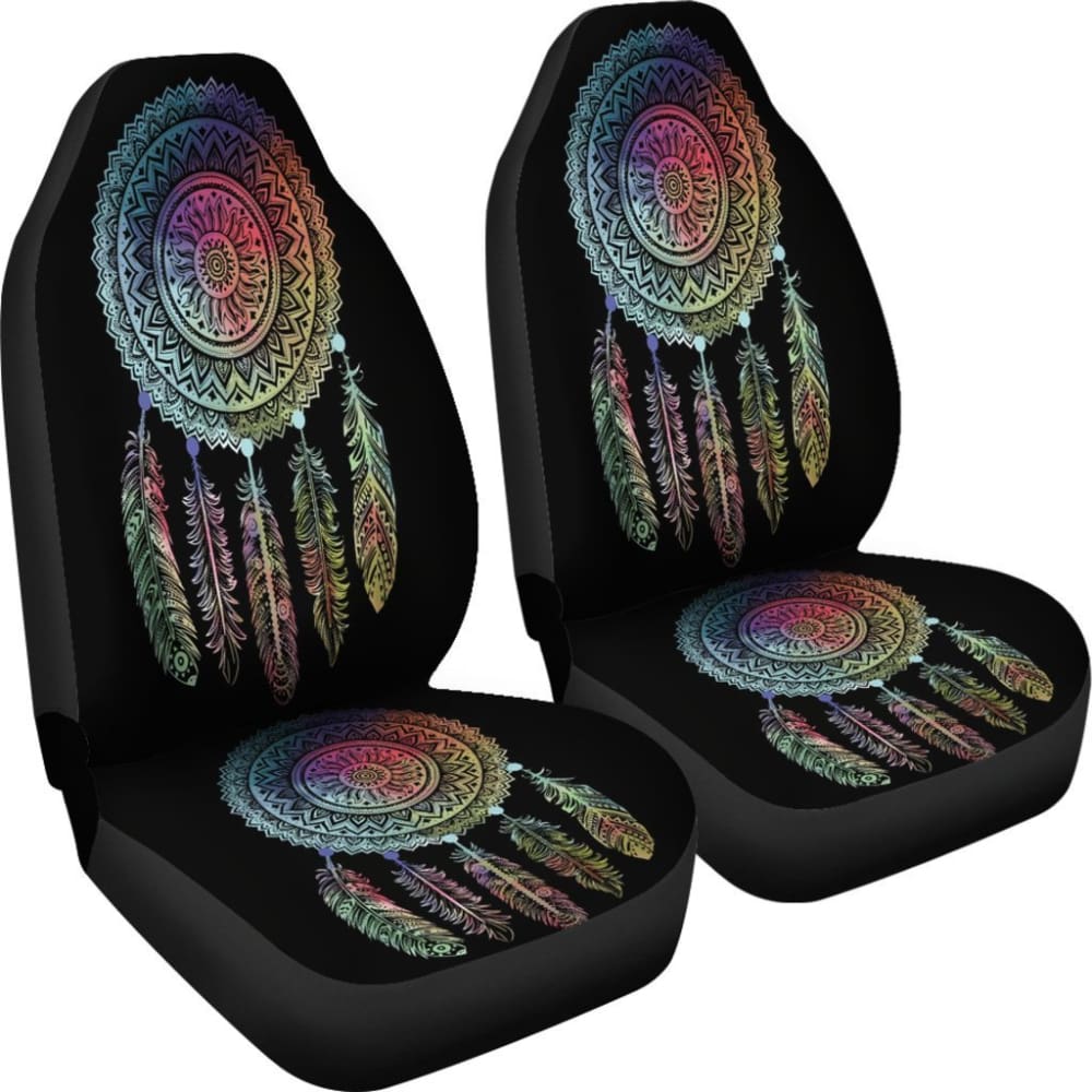 Mandala Dreamcatcher Native American Design Car Seat Covers 093223 - YourCarButBetter