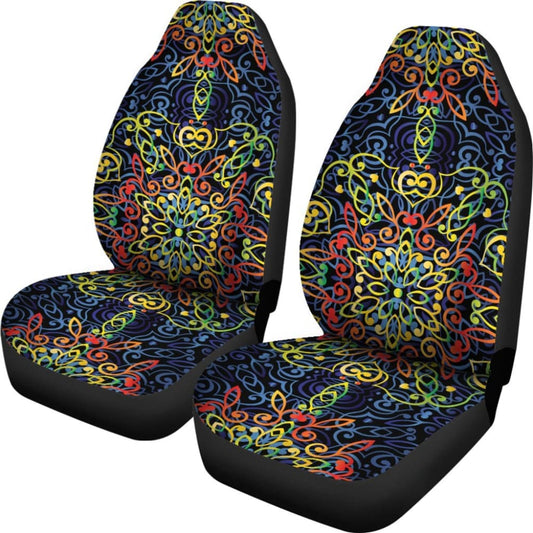 Mandala Flow Car Seat Covers 093223 - YourCarButBetter