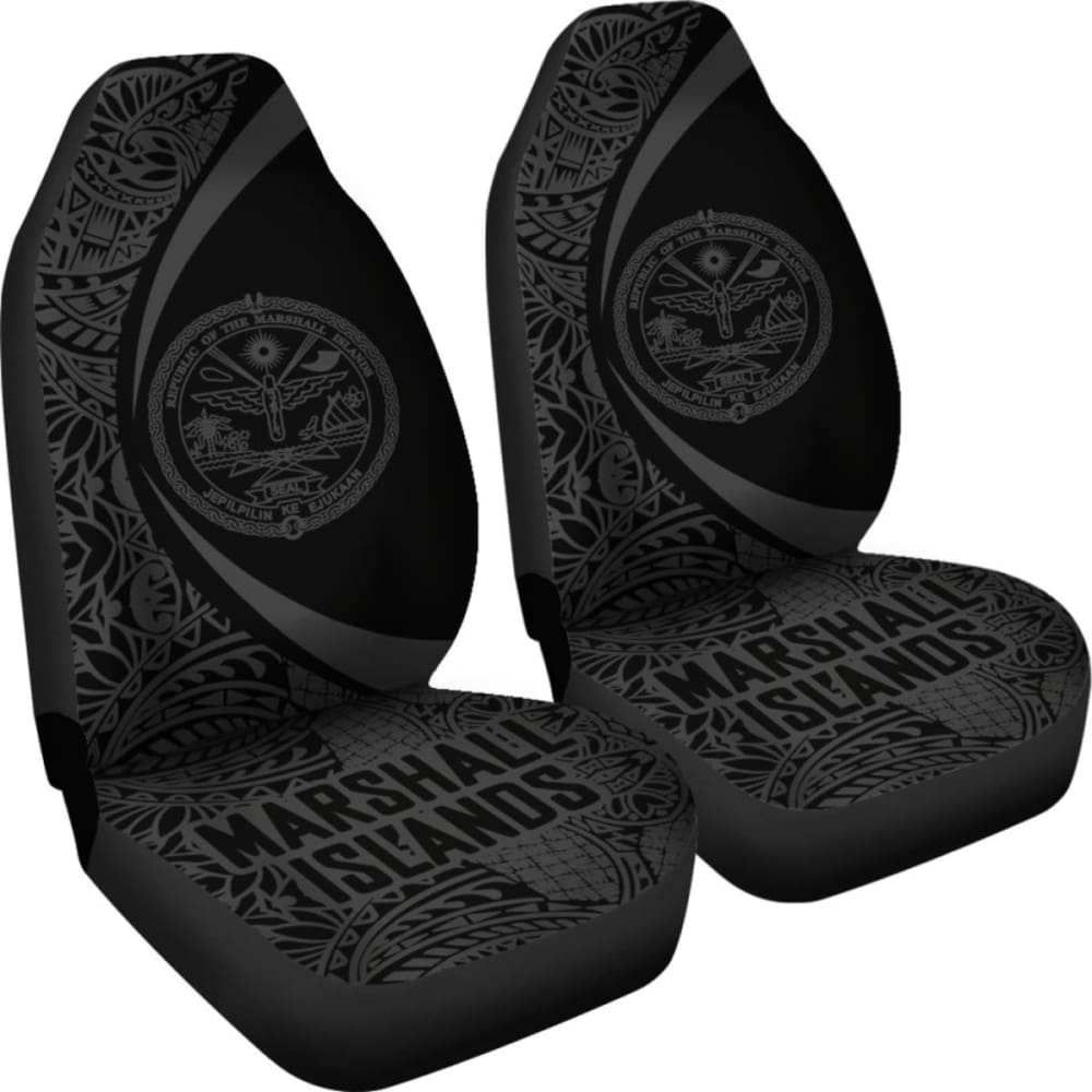 Marshall Islands Polynesian Car Seat Cover Circle Style Amazing 105905 - YourCarButBetter