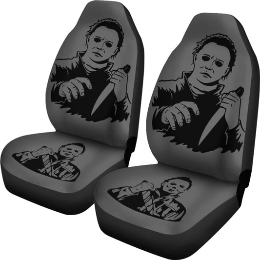 Michael Myers Halloween Horror Car Seat Covers 212903 - YourCarButBetter