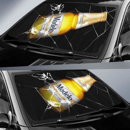 Modelo Especial Auto Sun Shade Car Sun Visor Funny Beer Lover 102507 - YourCarButBetter