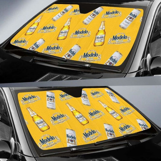 Modelo Especial Car Sun Shade Auto Sun Visor For Beer Lover 102507 - YourCarButBetter
