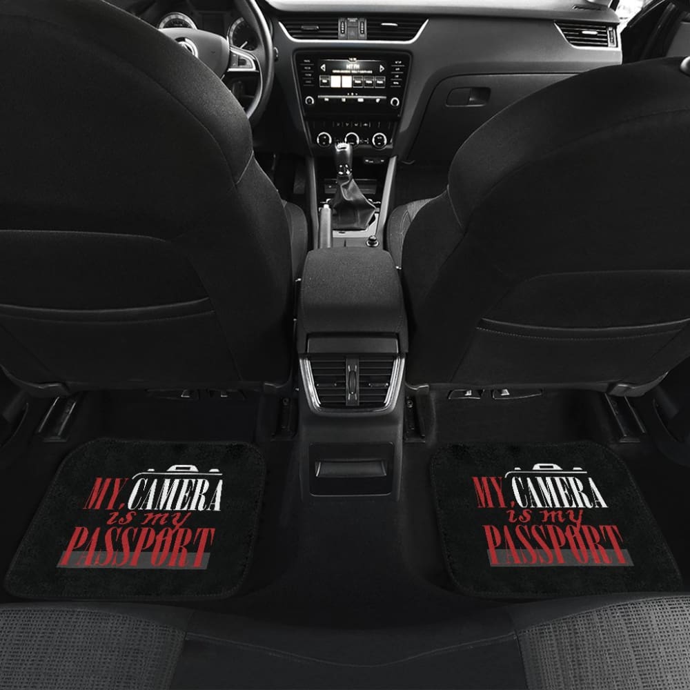 My Camera Is My Passport Photograph Lovers Car Floor Mats 211101 - YourCarButBetter