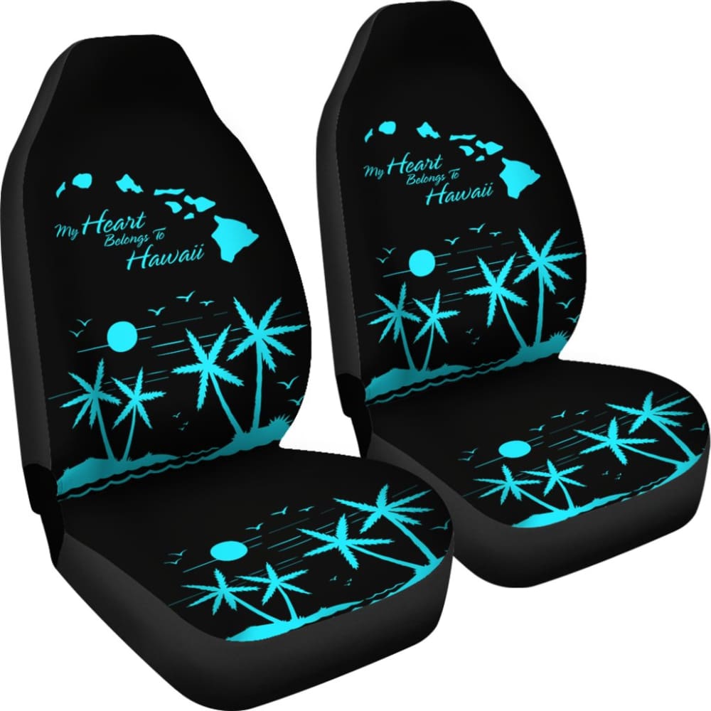 My Heart Belongs To Hawaii Car Seat Covers 210201 - YourCarButBetter