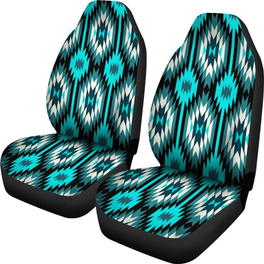 Native Design Teal Car Seats 093223 - YourCarButBetter