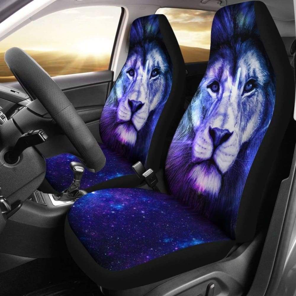 Neon Lion Face Car Seat Covers 203608