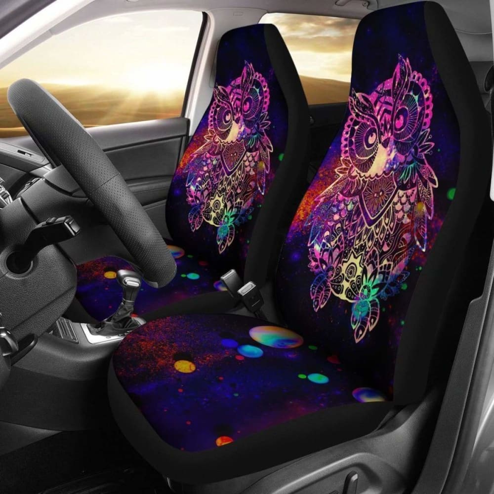 Neon Owl Car Seat Covers 174716