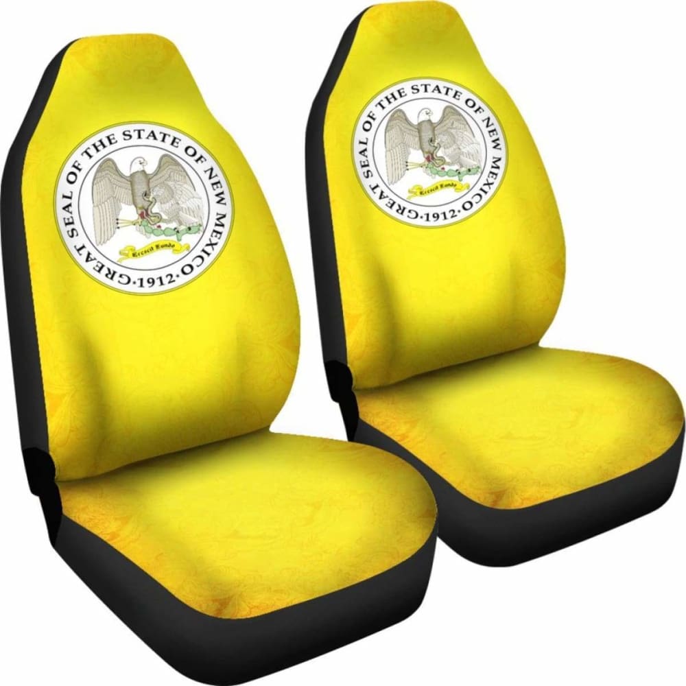 New Mexico State Flag Car Seat Coat Of Arm 2 153908 - YourCarButBetter