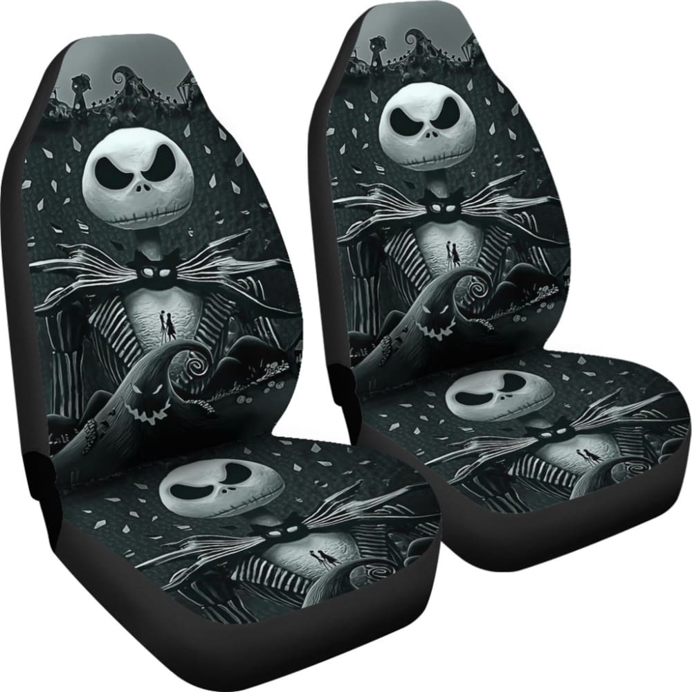 Nightmare Before Christmas Fan Gift Car Seat Cover 210101 - YourCarButBetter
