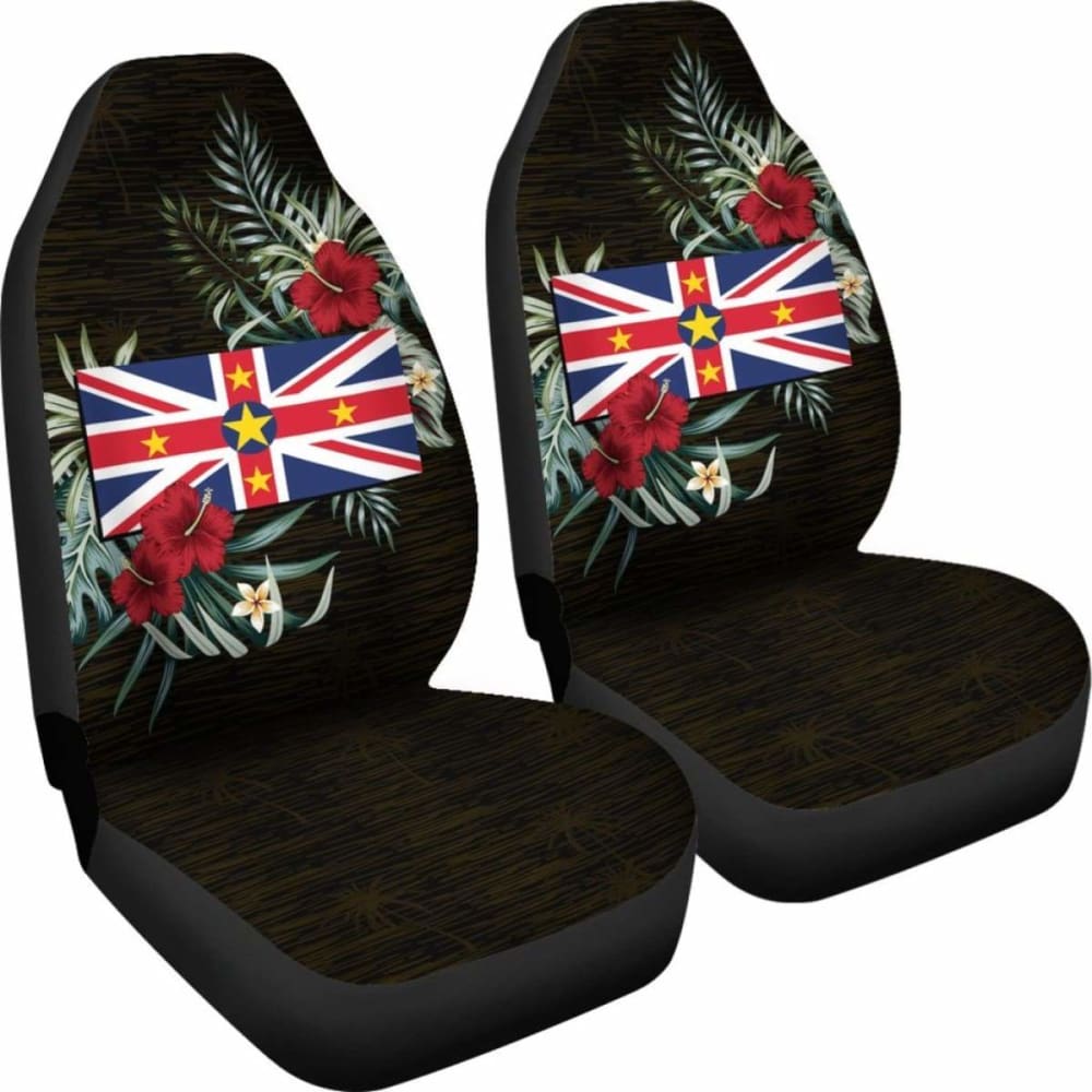 Niue Hibiscus Car Seat Covers 7 232125 - YourCarButBetter