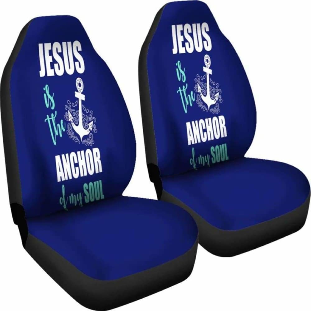 Np Jesus Is The Anchor Car Seat Cover 181703 - YourCarButBetter