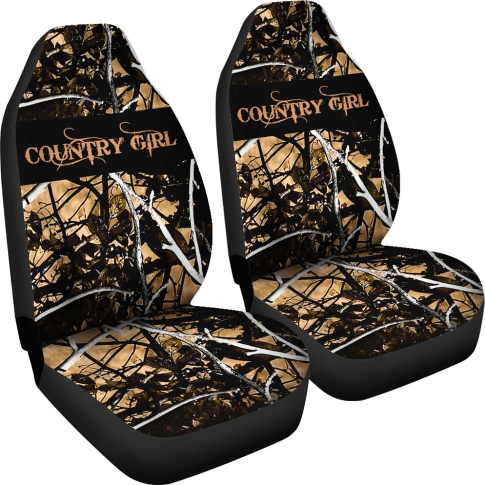 Outshine Camouflage Country Girl Car Seat Covers 211703 - YourCarButBetter