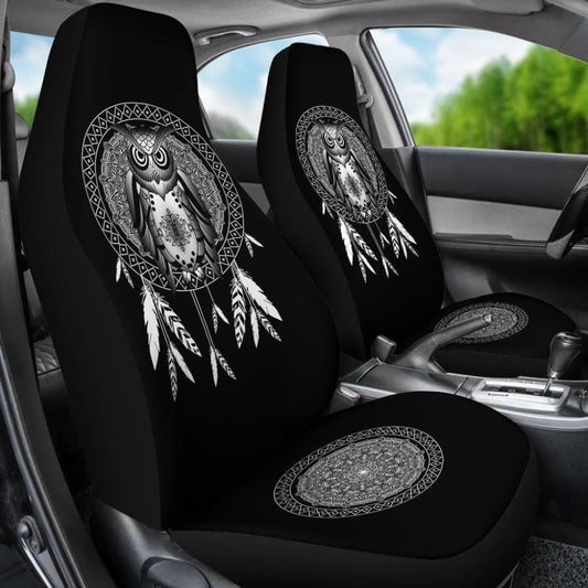 Owl Dream Catcher - Owl Car Seat Covers 094209 - YourCarButBetter