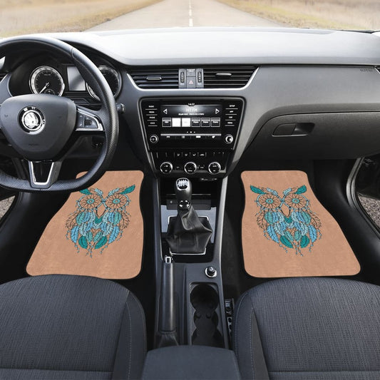 Owl Dreamcatcher Native American Inspired Car Floor Mats 210301 - YourCarButBetter