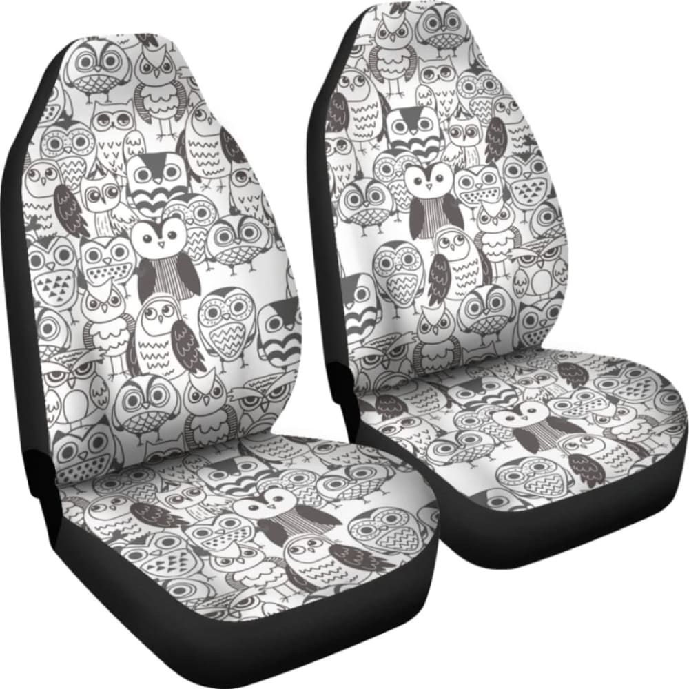 Owls Face Car Seat Cover 174716
