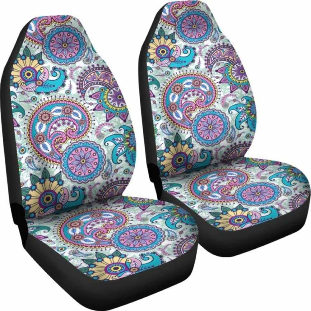 Paisley Mandala Car Seat Covers 105905 - YourCarButBetter