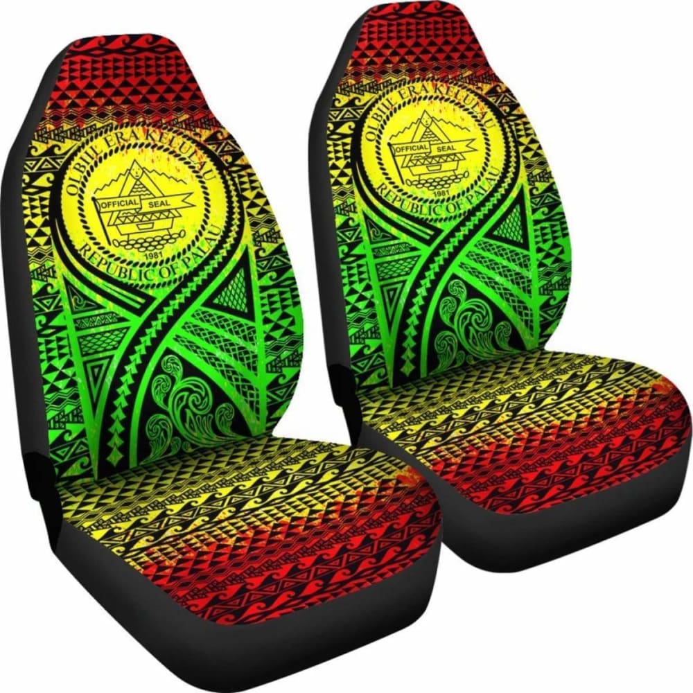 Palau Car Seat Cover - Palau Seal Polynesian Tattoo Reggae - 9 174914 - YourCarButBetter