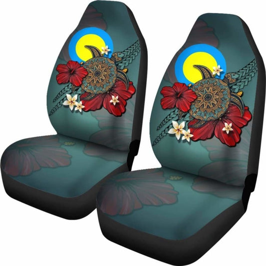 Palau Car Seat Covers Blue Turtle Tribal Amazing 091114 - YourCarButBetter