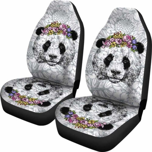 Panda Car Seat Cover 091706